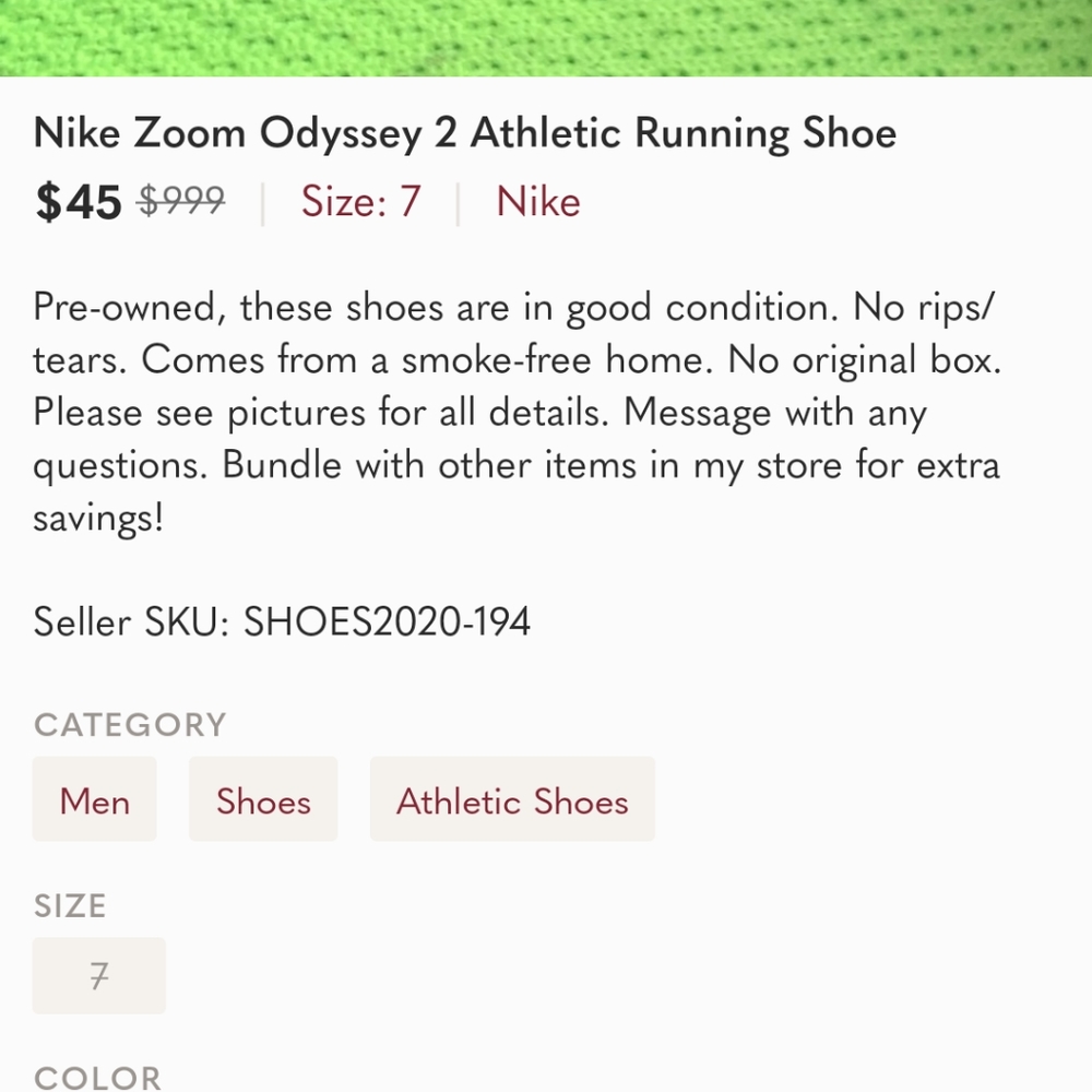 Nike Zoom Odyssey 2 - Picture 6 of 8